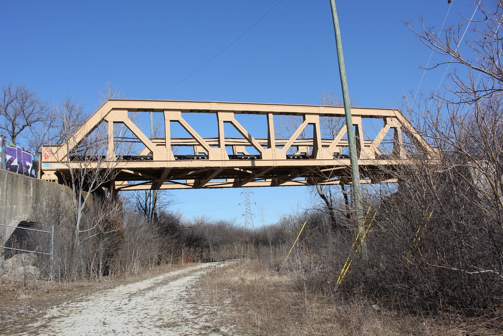 Pony truss span (span #13)